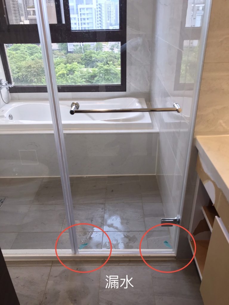 台中驗屋-浴室漏水